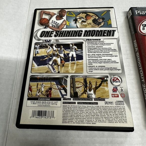 Lot Of 5 PlayStation 2 PS2 NBA Live 07 March Madness 02 05 Shootout 04 Hoopz - Picture 4 of 16